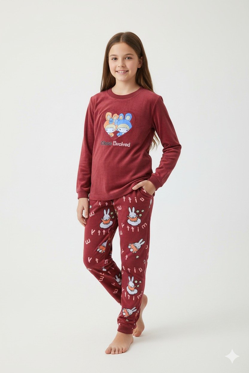 بجامة قطيفة بناتي