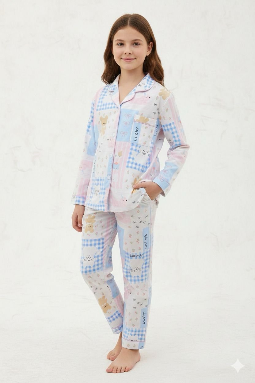 بجامة أطفال بأزرار