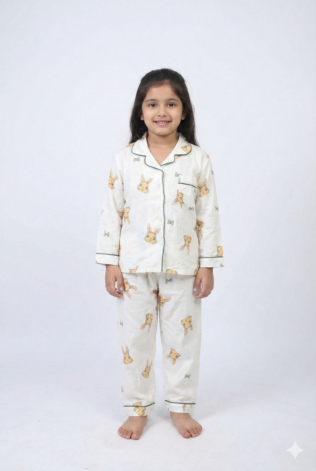 بجامة أطفال بأزرار